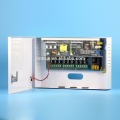 Alimentatore switching a corrente continua CCTV 12V 10A a 9 vie, alimentazione lineare