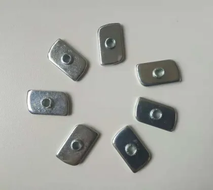 Zinc plated Diamond plane welded CAM nut