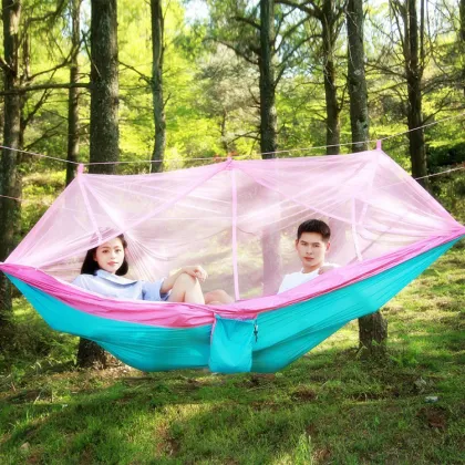 210T Parachute Nylon Hammock Swings for Patio, Garden, and Beach