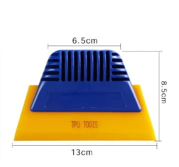 Professional Car Window Tinting and Cleaning Kit: Rubber Squeegee with Non-Slip Handle for Windshield, Vinyl Wrap, and Household Use