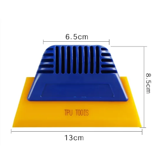 Professional Car Window Tinting and Cleaning Kit: Rubber Squeegee with Non-Slip Handle for Windshield, Vinyl Wrap, and Household Use