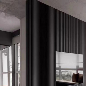 Best Quality Interior PVC Wall Panel - 3D Fluted WPC Wall Panel Waterproof WPC Wall Panel for Indoor Decoration