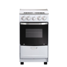 20" White Gas Oven With 4 Burners