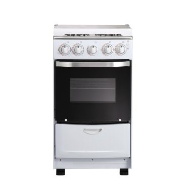 Forno de gás branco de 20 &quot;com 4 queimadores