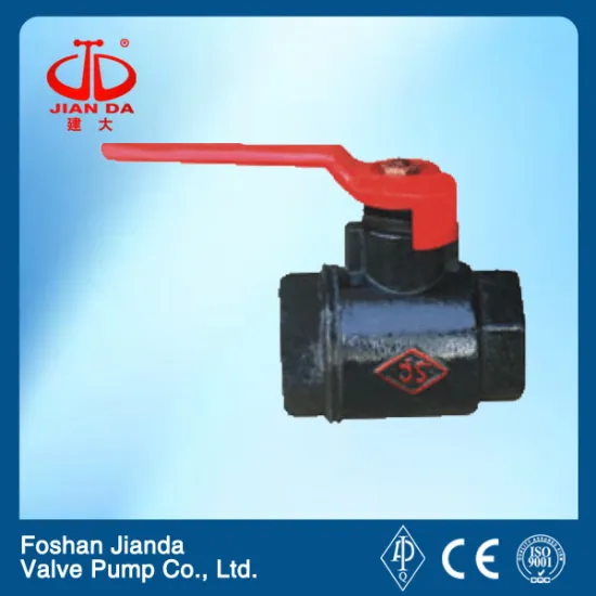Q11F cast iron screw ball valve