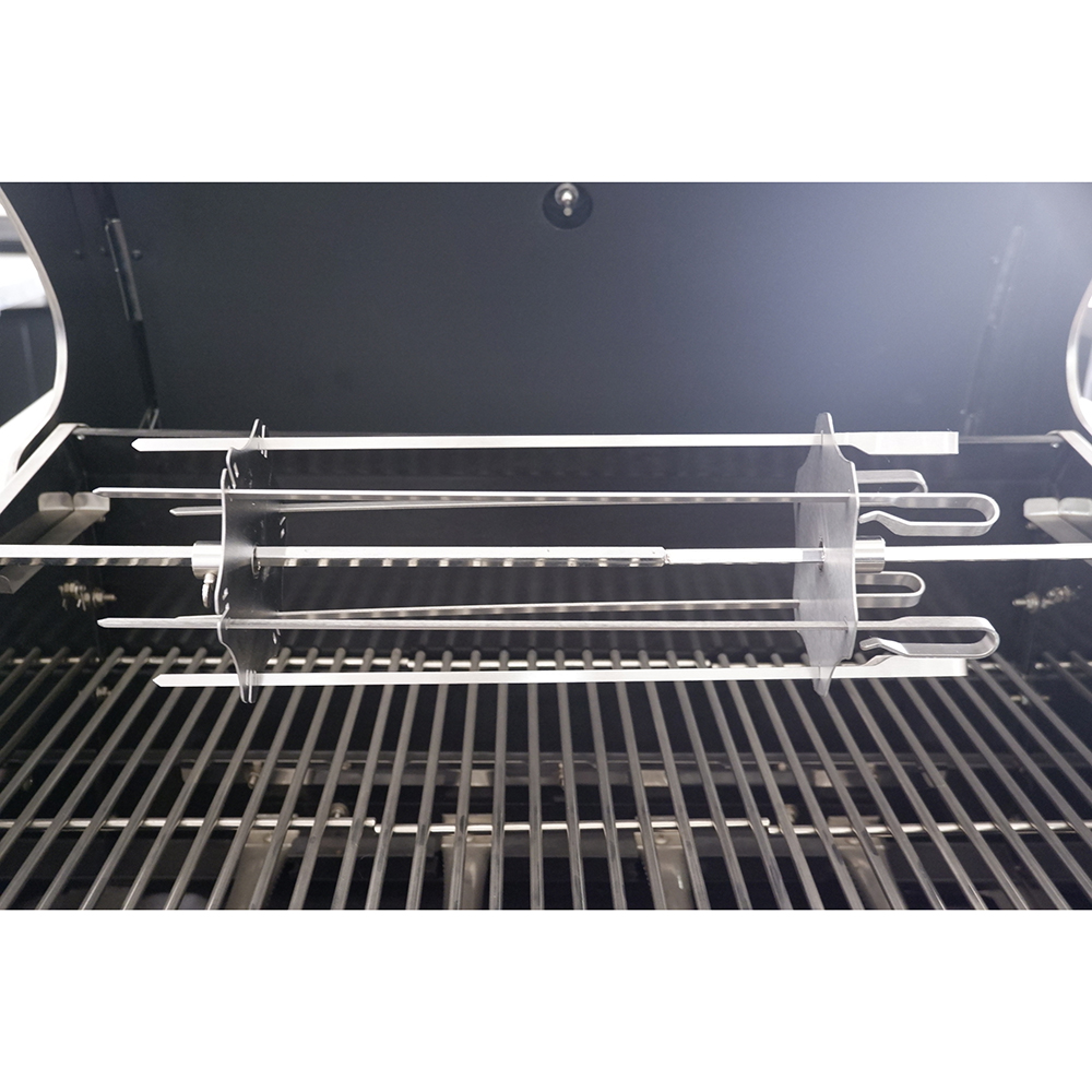 Stainless vy barbecue bar 2 * 6pcs ho an&#39;ny fivarotana barbecue