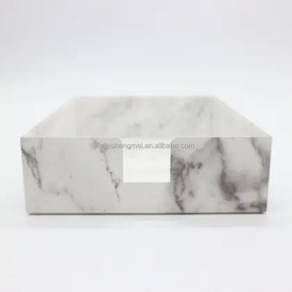 Wholesale Custom Acrylic Marble Grain File Letter Tray