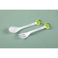 plastic toddler untensils set kids forks and spoons