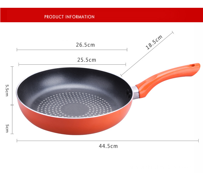 Orange Nonstick Frying Pan As Seen on TV