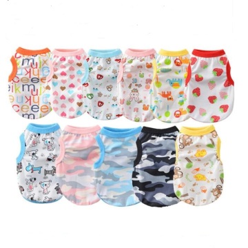 Wholesale Customizable Pet Dog Clothes: Small Dog Vest & T-Shirts