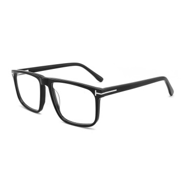 DF689 Custom Eyeglasses: Stylish Acetate Rectangle Frames - High Quality Men & Women's Optical Frames in Plastic - Designer Collection