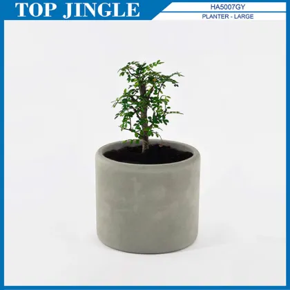 Home Living Design Decorative White Cement planter pot
