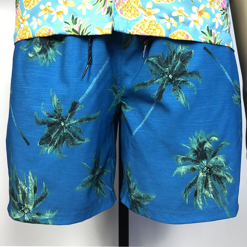 Pantalones de playa casuales impresos para hombres.