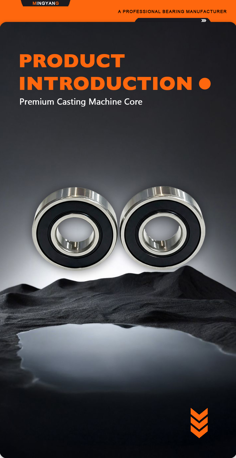 6001 2RS Anti‑Dust General Purpose Ball Bearing X