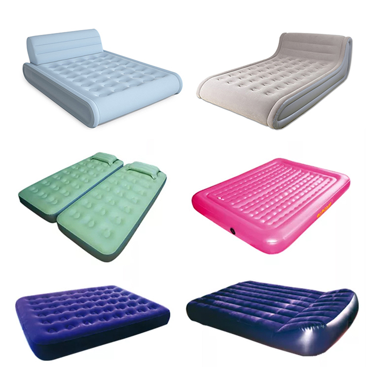 wholesale flocked inflatable beds OEM air mattress husky