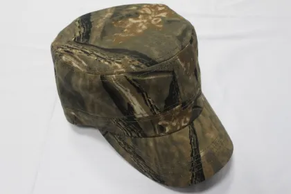 Label Badge Summer Headwear Flat Top Camouflage Military Caps