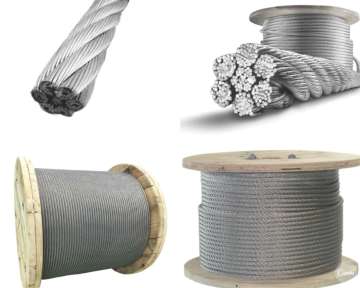 Direkter Fabrikpreis verbrannte 16 -mm -Stahldrahtseil
