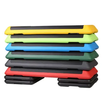 Professional Adjustable PVC ABS Aerobic Step Platform for Gym Fitness