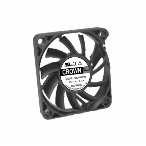 Ventilador de DC de enfriamiento axial 60x10 A7 Telecomunicaciones