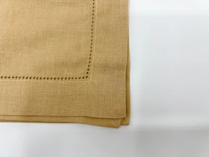 Custom White Linen Napkins