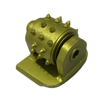 Frankfurt Shape Diamond Bush Hammer Roller Tool - 10 Inches for Concrete