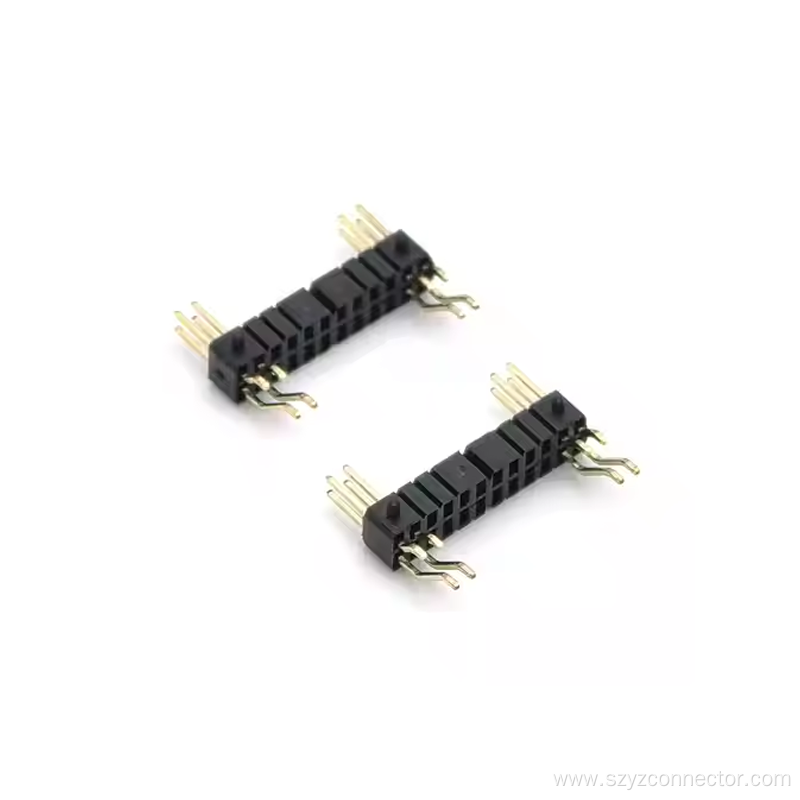 1.27mm Pin Header Dual Row Right Angle