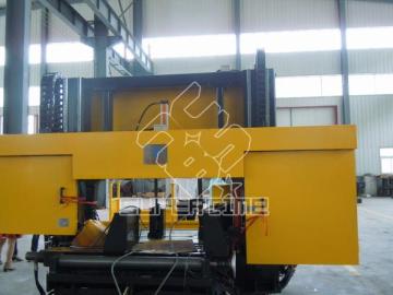 Jinan CNC beam drill line with band saw