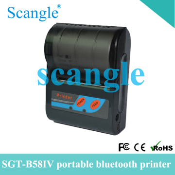 58mm Wireless Bluetooth Printer Carry on a Belt Bt Printer for Taking Order