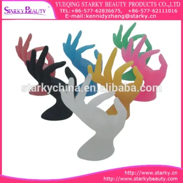 New design useful nail art hand acrylic nails flase practice hand