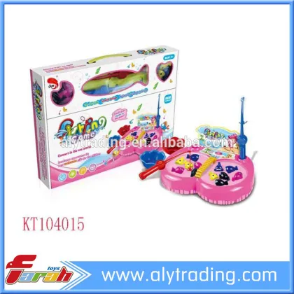 2016 Plastic toys electric fishing set B/O fishing game toys for children