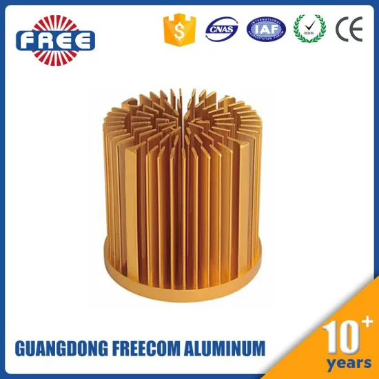 Customized cold forging aluminum round heatsink, aluminum heat sink led 10w, LED Radiator manufacturer