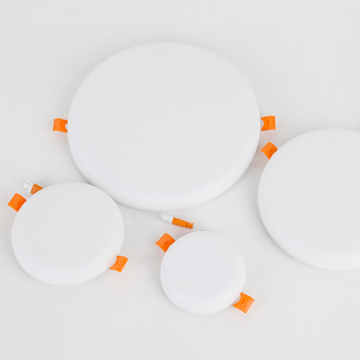 Round and Square LED Borderless Panel Lights with SMD Recessed Design
