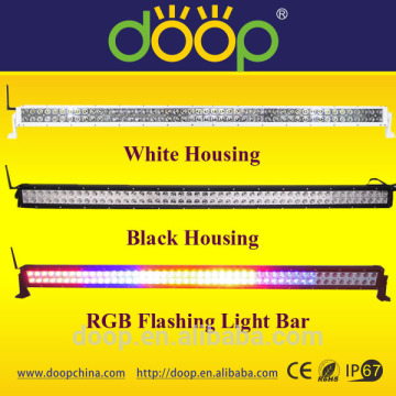 50 Inch 288W Flood/Spot/Combo Beam Black And White Quad Row LED Light Bar