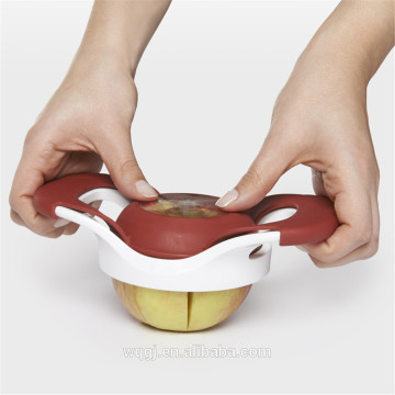 2017 hot new multicolored stainless steel blade pop out apple cutter