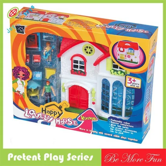 JTH40213 plastic hot sales mini house toy with light and music