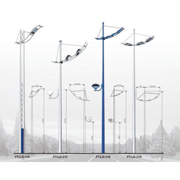 6m cột thép chiếu sáng cánh tay