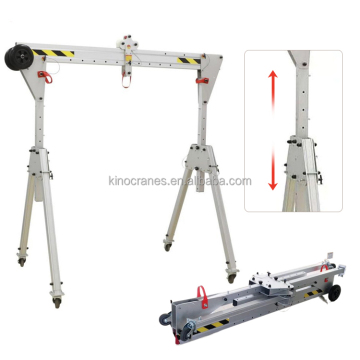 Portable Electric Gantry Crane: Small, Mobile, and Foldable - 2T to 5T Capacity