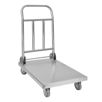 Stainless steel kitchen platform hand truck