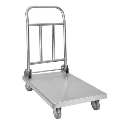 Stainless steel kitchen platform hand truck