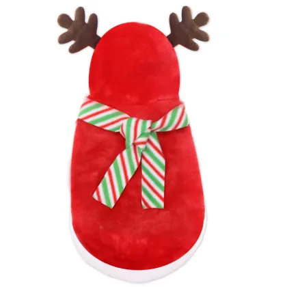 Pet Christmas day dress up costumes fashion high-end brand winter flannel elk dog clothes cat pet clothes