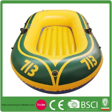 Single and Double Inflatable Rubber Boat PVC Fishing Boat