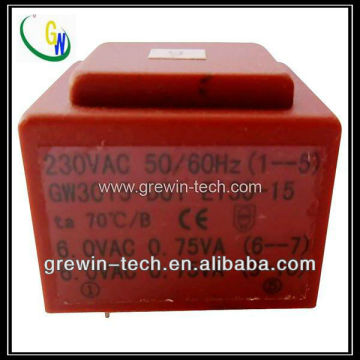 EI30 EI48 Vacuum Epoxy resin moulded encapsulated power transformers