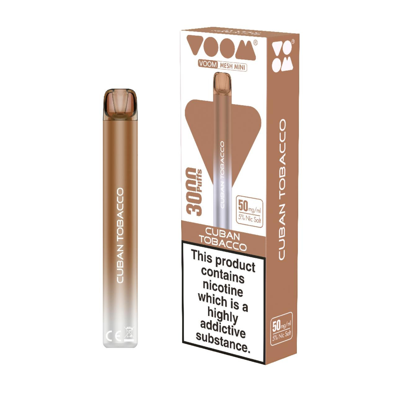 VOOM Mesh 3k puffs-Cuban Tobacco