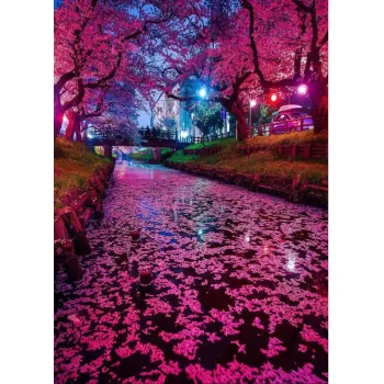 Foreign Trade New 5D Diamond Painting Floral Waterfall Decorative Embroidery