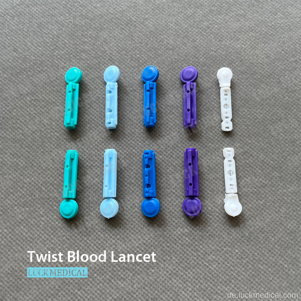 Einweg -Blutzucker -Lancet -Geräte