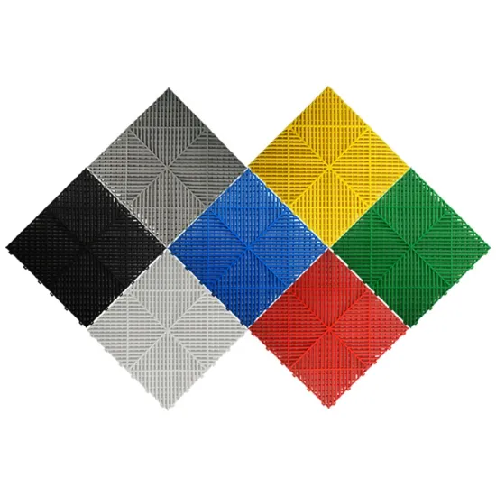 Rigid Modular Anti-Slip Car Wash Drainage Plastic PP PVC Interlocking Garage Flooring