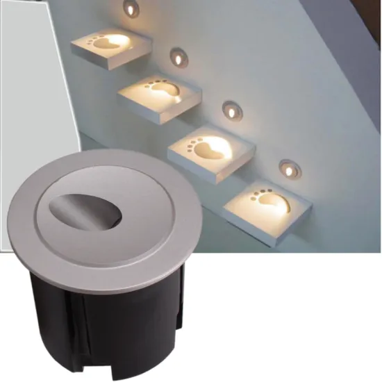 CE Aluminum Warm White LED Wall Step Lights for Outdoor Staircase Lighting - 3W