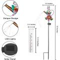 Solar Butterfly Rain Gauges with Glass Tube