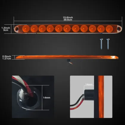 High Brightness Waterproof LED Truck Brake Light Strip