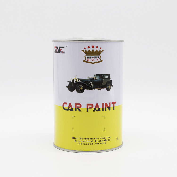 1L Round Lubricant Tin Can avec un capuchon en plastique